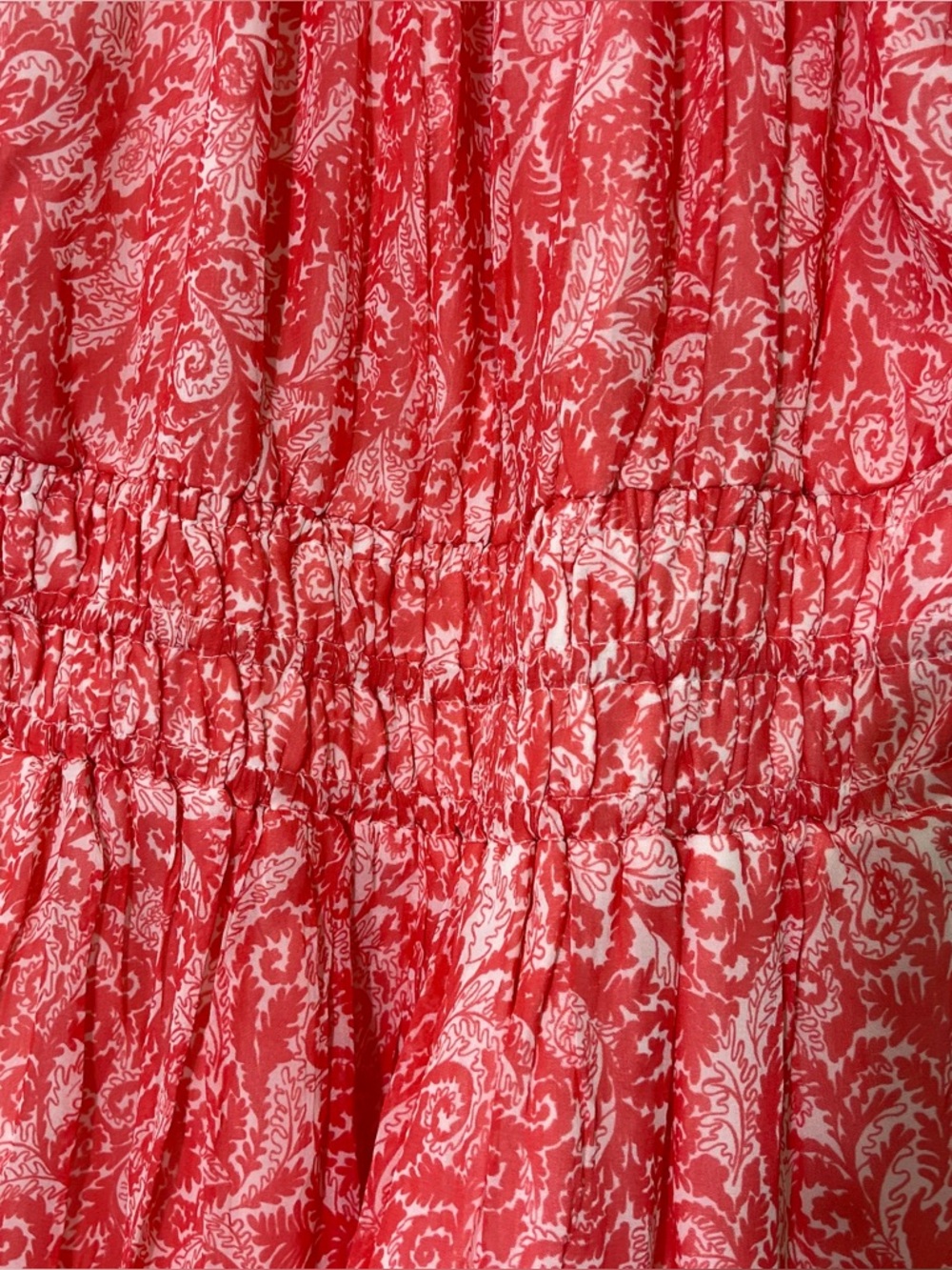 Anthropologie Somerset Halter Mini Dress Pink Coral Paisley Floral Size S - Picture 9 of 12